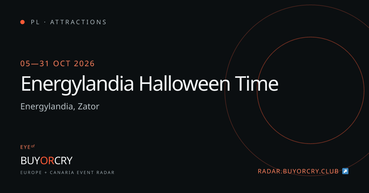 Energylandia Halloween Time · Event Radar | EVENT RADAR