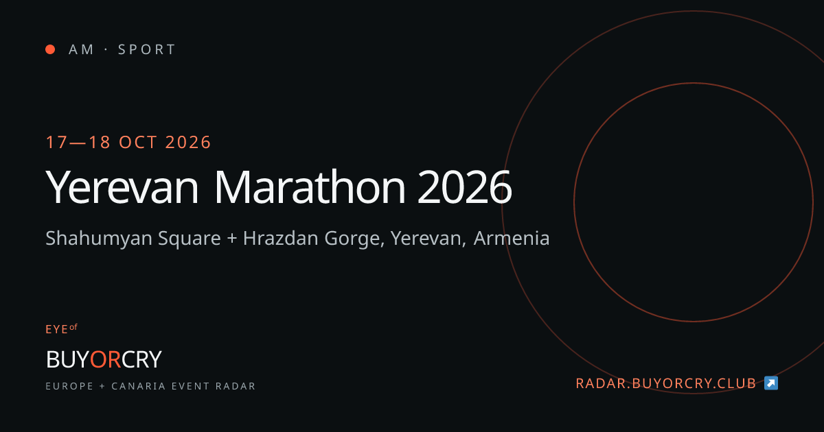 Yerevan Marathon 2026 · Event Radar | EVENT RADAR